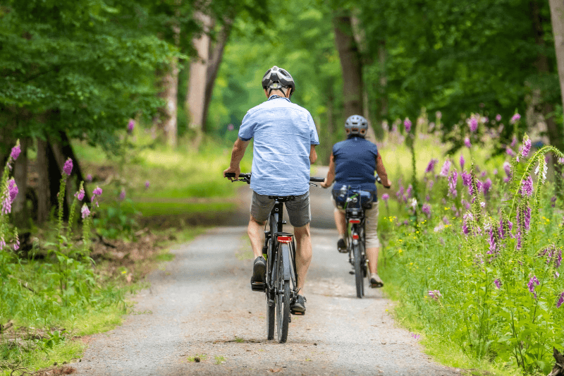 2 fietsers