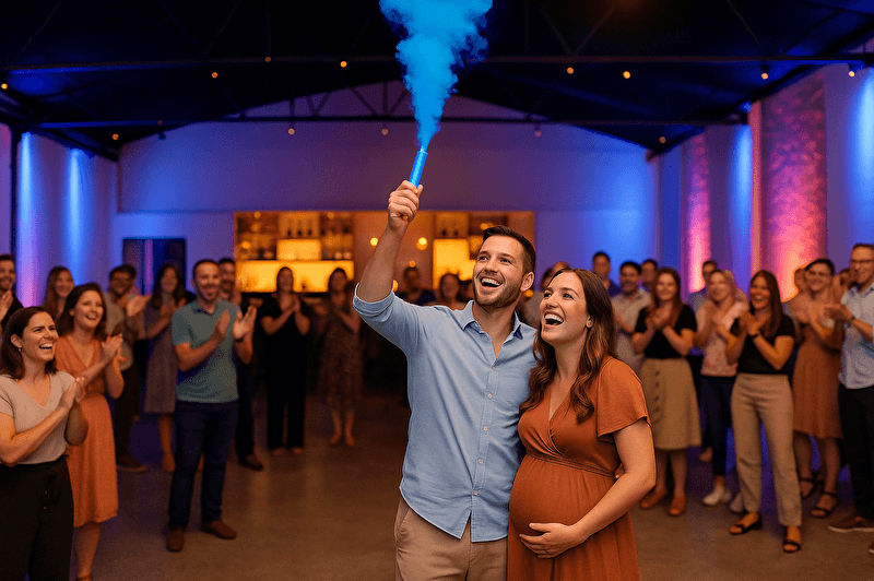 gender reveal party in de dijketelg